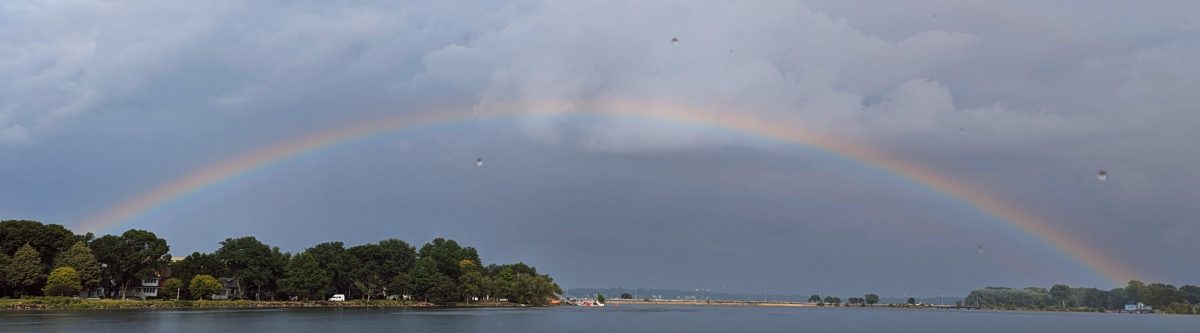 Rainbow over Lake Monona